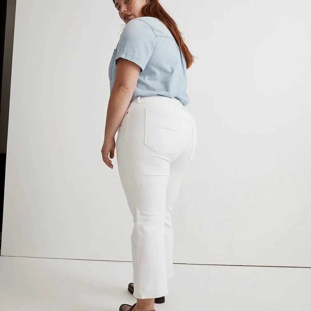 Madewell Plus Size Kick Out Crop Jeans Size 24W - Picture 5 of 6